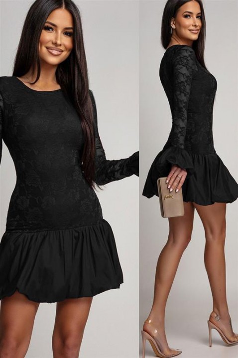 Рокля ELVLINZA BLACK, Цвят: черен, IVET.BG - Твоят онлайн бутик.