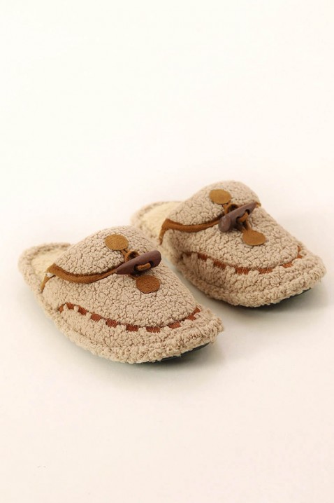 Дамски пантофи BLOMERFA BEIGE, Цвят: беж, IVET.BG - Твоят онлайн бутик.