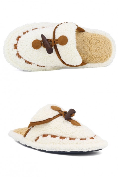 Дамски пантофи BLOMERFA ECRU, Цвят: екрю, IVET.BG - Твоят онлайн бутик.