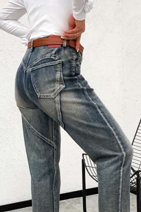 Дънки DENVORA, Цвят: син, IVET.BG - Твоят онлайн бутик.