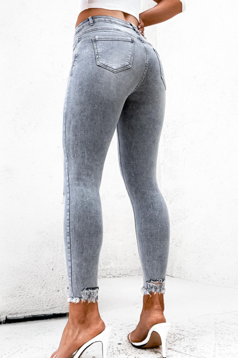 Дънки YANINZA, Цвят: сив, IVET.BG - Твоят онлайн бутик.