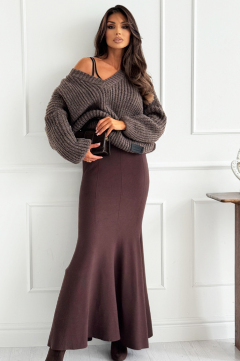 Пуловер SLEVOLDA MOCHA, Цвят: мока, IVET.BG - Твоят онлайн бутик.