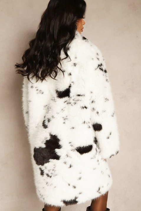 Палто MOTRAZA, Цвят: бял, IVET.BG - Твоят онлайн бутик.