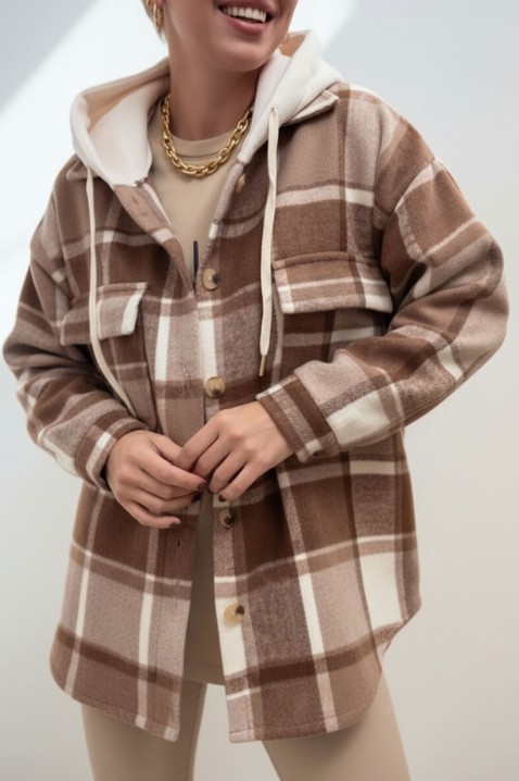 Суичър TEBORINA, Цвят: кафяв, IVET.BG - Твоят онлайн бутик.