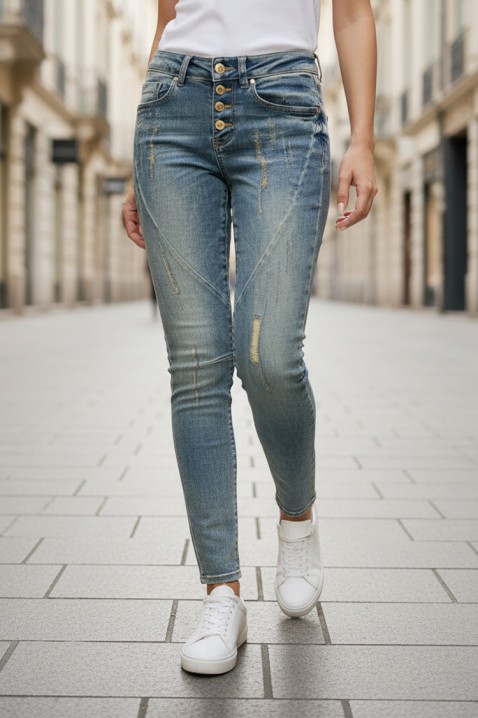 Дънки FEJIZA SKY, Цвят: светлосин, IVET.BG - Твоят онлайн бутик.