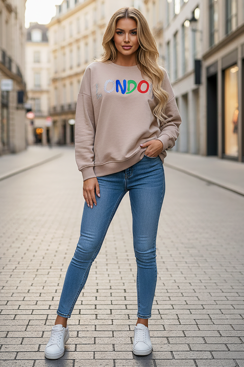 Дамска блуза MANDELIA BEIGE, Цвят: беж, IVET.BG - Твоят онлайн бутик.