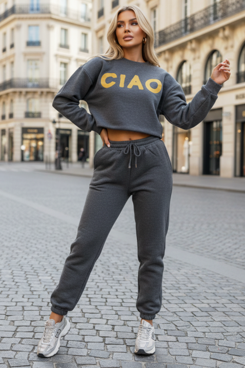 Комплект MALRISTA, Цвят: графит, IVET.BG - Твоят онлайн бутик.