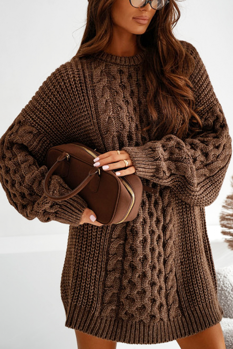 Туника NIZRENDA BROWN, Цвят: кафяв, IVET.BG - Твоят онлайн бутик.