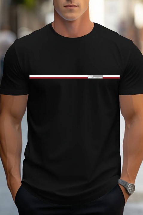 Мъжка тениска BOMEX, Цвят: черен, IVET.BG - Твоят онлайн бутик.