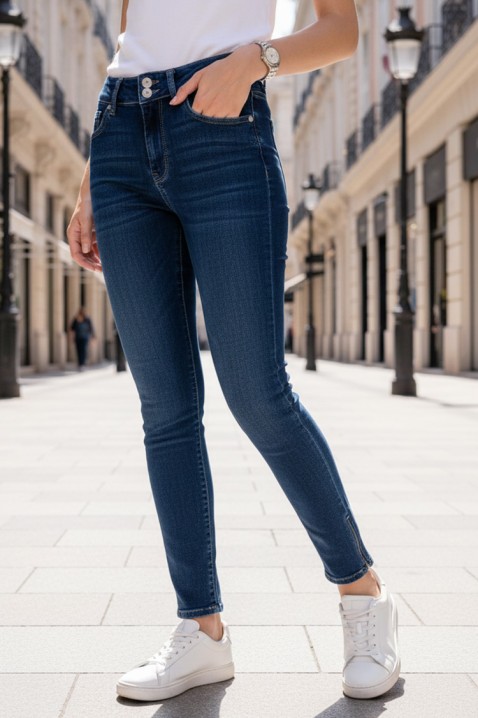 Дънки KRIMIZA NAVY, Цвят: тъмносин, IVET.BG - Твоят онлайн бутик.