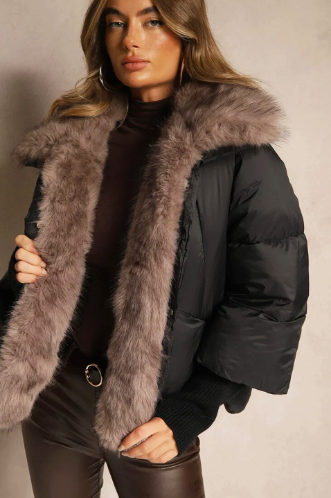 Яке SIBRINZA BLACK, Цвят: черен, IVET.BG - Твоят онлайн бутик.