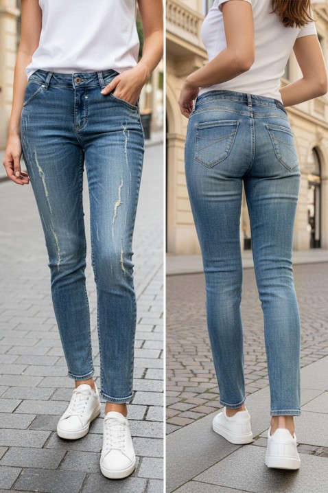 Дънки MARFANA, Цвят: светлосин, IVET.BG - Твоят онлайн бутик.