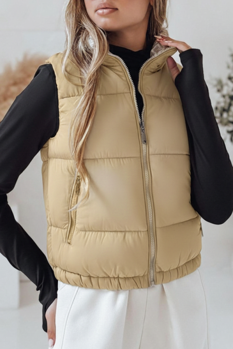 Елек BRASELDA BEIGE, Цвят: беж, IVET.BG - Твоят онлайн бутик.