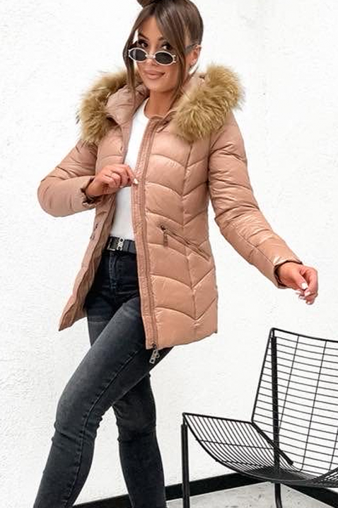 Яке GLORENZIA PEACH, Цвят: праскова, IVET.BG - Твоят онлайн бутик.