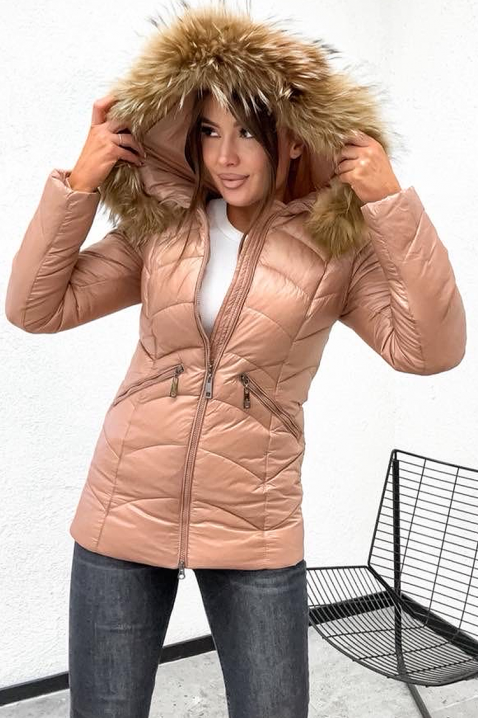 Яке GLORENZIA PEACH, Цвят: праскова, IVET.BG - Твоят онлайн бутик.