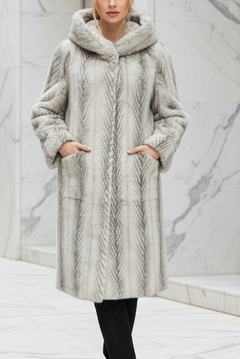 Палто LEDOLZA, Цвят: сив, IVET.BG - Твоят онлайн бутик.