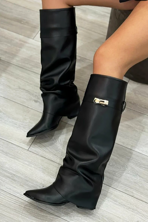 Ботуши GIVENDRA BLACK, Цвят: черен, IVET.BG - Твоят онлайн бутик.