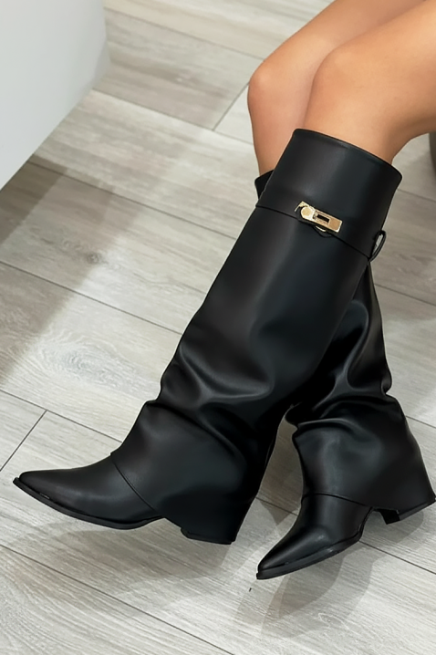 Ботуши GIVENDRA BLACK, Цвят: черен, IVET.BG - Твоят онлайн бутик.