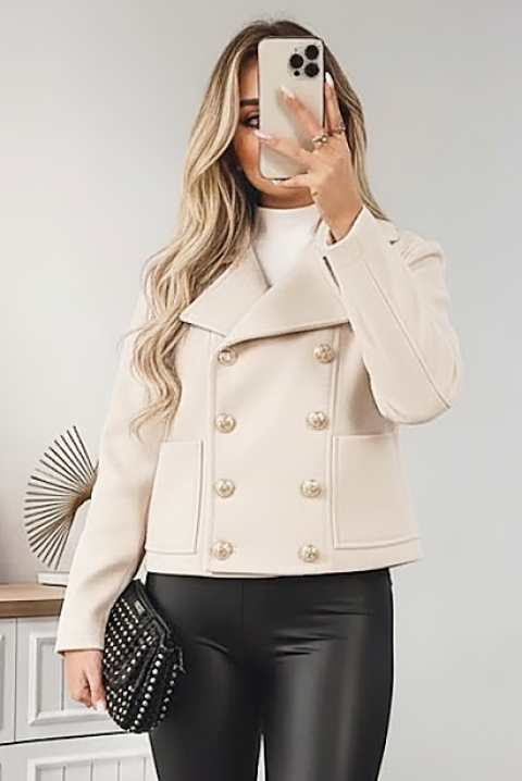 Палто AMGIOLA BEIGE, Цвят: беж, IVET.BG - Твоят онлайн бутик.