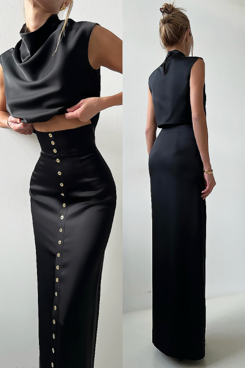 Комплект POLIONA BLACK, Цвят: черен, IVET.BG - Твоят онлайн бутик.