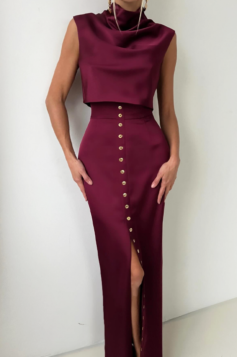 Комплект POLIONA BORDO, Цвят: бордо, IVET.BG - Твоят онлайн бутик.