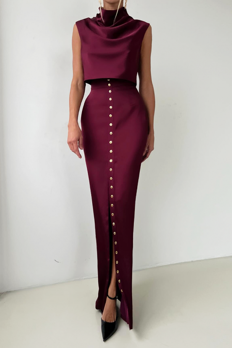 Комплект POLIONA BORDO, Цвят: бордо, IVET.BG - Твоят онлайн бутик.