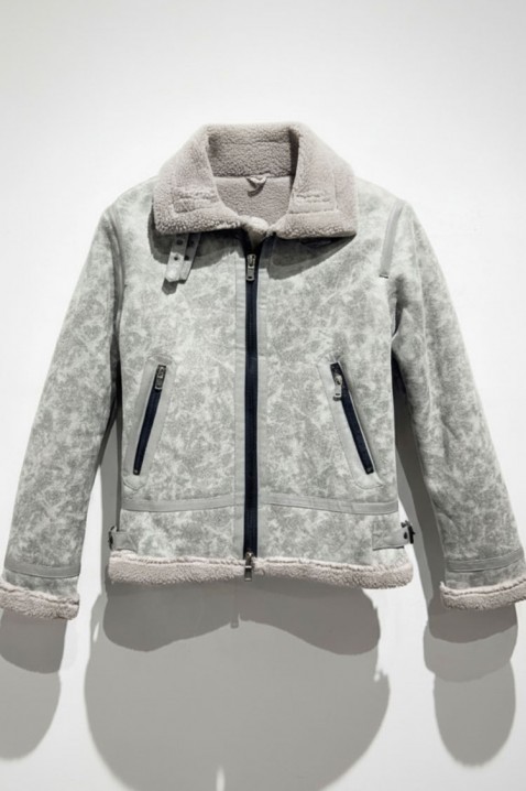 Мъжко яке BERMENGO, Цвят: светлосив, IVET.BG - Твоят онлайн бутик.