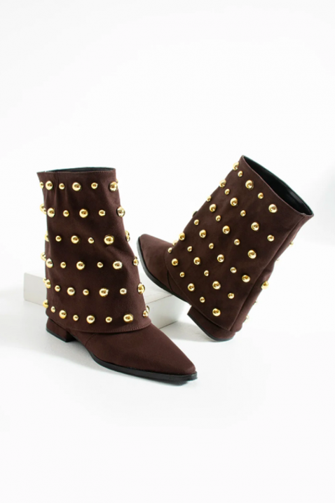 Дамски боти BENTIHA BROWN, Цвят: кафяв, IVET.BG - Твоят онлайн бутик.