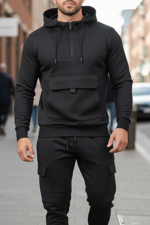 Мъжки комплект BETRIDO BLACK, Цвят: черен, IVET.BG - Твоят онлайн бутик.