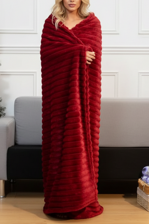 Одеяло DIMFELDA RED 200x220 cm, Цвят: червен, IVET.BG - Твоят онлайн бутик.