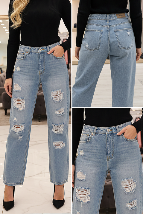 Дънки RAPOLINDA, Цвят: светлосин, IVET.BG - Твоят онлайн бутик.