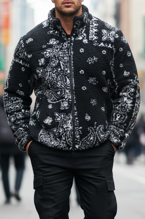 Мъжки суичър FERENZO, Цвят: черен, IVET.BG - Твоят онлайн бутик.