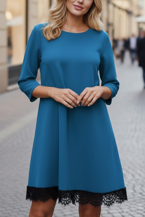 Рокля DEBROLA TURQUA, Цвят: тюркоаз, IVET.BG - Твоят онлайн бутик.