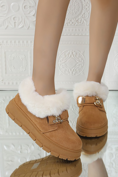 Дамски боти BLUMERGA CAMEL, Цвят: светлокафяв, IVET.BG - Твоят онлайн бутик.