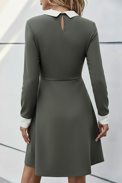 Рокля KETLINZA KHAKI, Цвят: каки, IVET.BG - Твоят онлайн бутик.