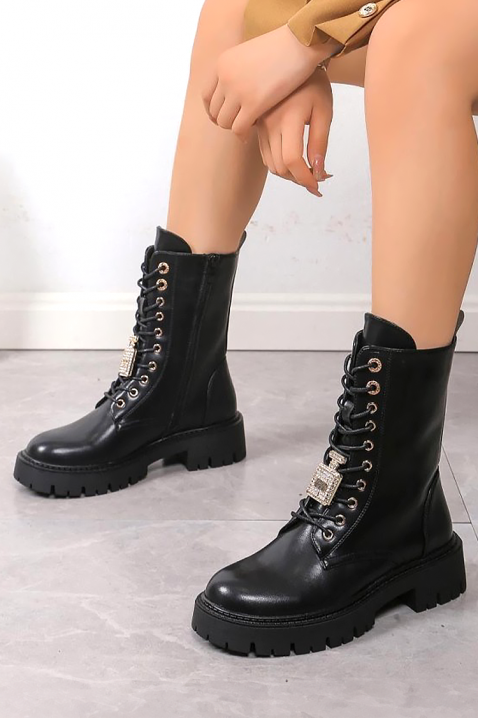 Дамски боти BIOFEGA, Цвят: черен, IVET.BG - Твоят онлайн бутик.