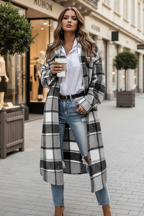 Палто RAYENITA GREY, Цвят: сив, IVET.BG - Твоят онлайн бутик.