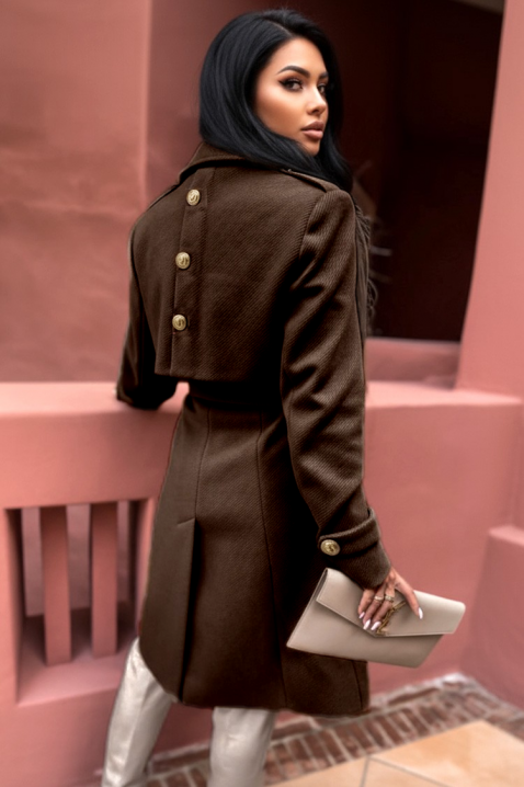 Палто MOIFELDA BROWN, Цвят: кафяв, IVET.BG - Твоят онлайн бутик.