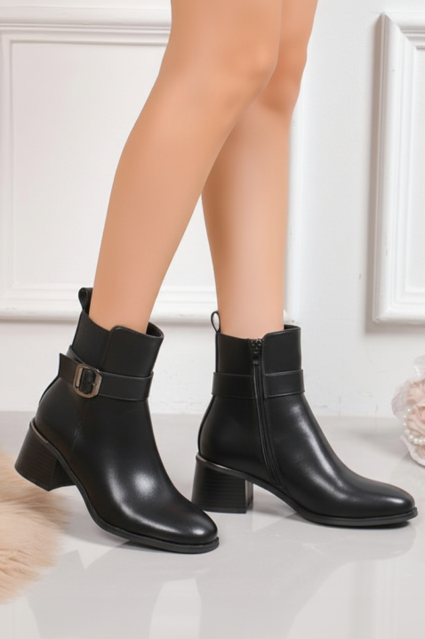 Дамски боти BERDILFA, Цвят: черен, IVET.BG - Твоят онлайн бутик.