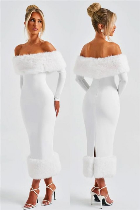 Рокля KARSOTA WHITE, Цвят: бял, IVET.BG - Твоят онлайн бутик.