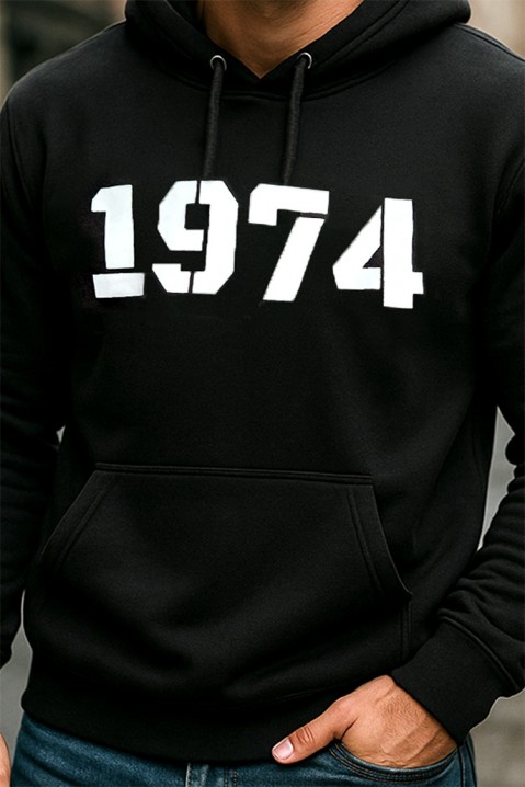 Мъжки суичър HERTEZ, Цвят: черен, IVET.BG - Твоят онлайн бутик.