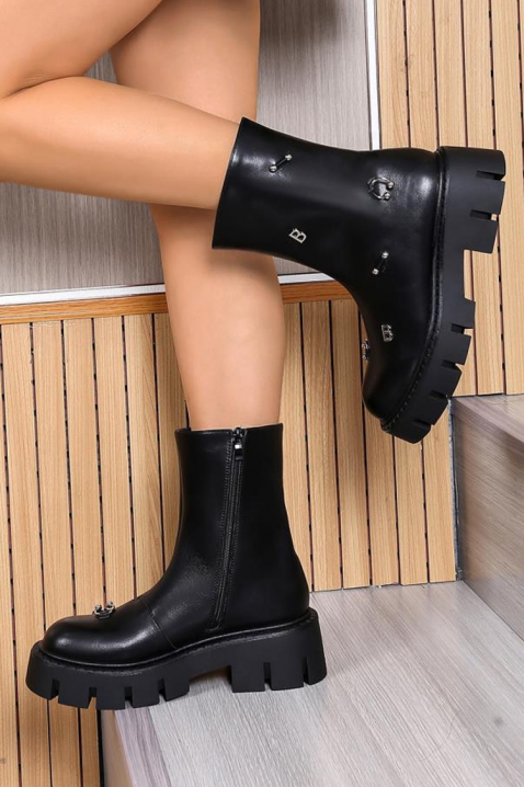 Дамски боти SORDEFONA, Цвят: черен, IVET.BG - Твоят онлайн бутик.