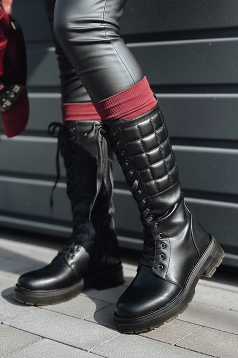 Ботуши KAMSOLA, Цвят: черен, IVET.BG - Твоят онлайн бутик.