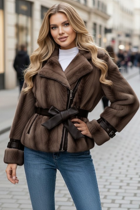 Яке METALINZA BROWN, Цвят: кафяв, IVET.BG - Твоят онлайн бутик.