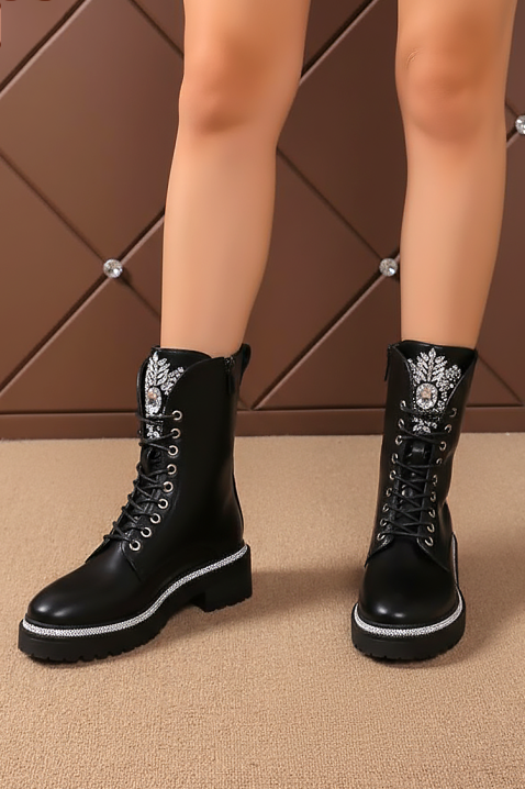 Дамски боти FRONELXA, Цвят: черен, IVET.BG - Твоят онлайн бутик.