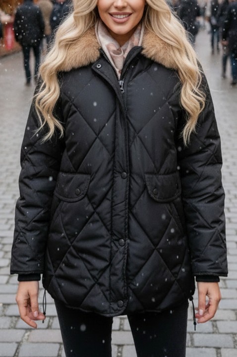 Яке SLAMENDA BLACK, Цвят: черен, IVET.BG - Твоят онлайн бутик.