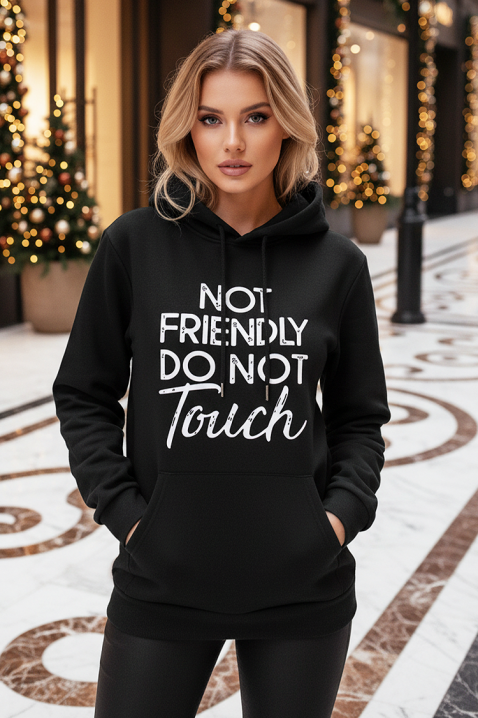 Суичър VOLDRENA, Цвят: черен, IVET.BG - Твоят онлайн бутик.