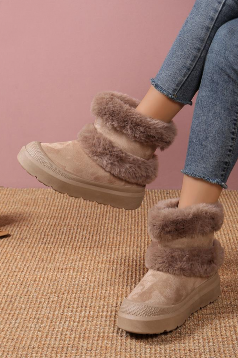 Дамски боти ZOMFELJA MOCHA, Цвят: мока, IVET.BG - Твоят онлайн бутик.