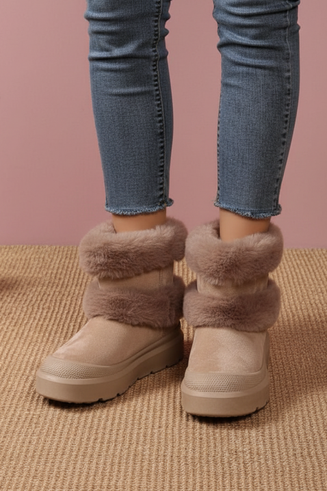 Дамски боти ZOMFELJA MOCHA, Цвят: мока, IVET.BG - Твоят онлайн бутик.