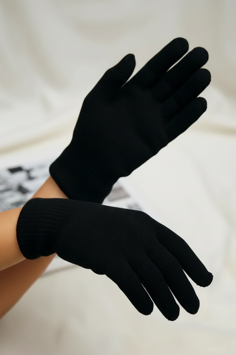 Дамски ръкавици GLORVENZA, Цвят: черен, IVET.BG - Твоят онлайн бутик.